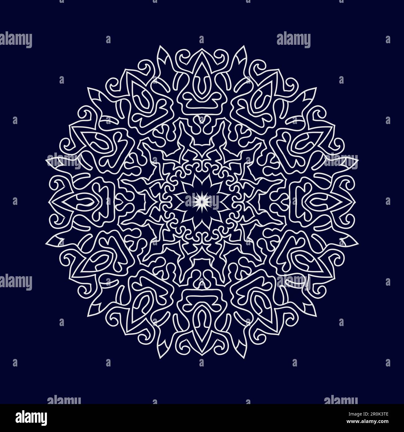 New flower mandala designs vector illustration Stock Vector Image & Art ...