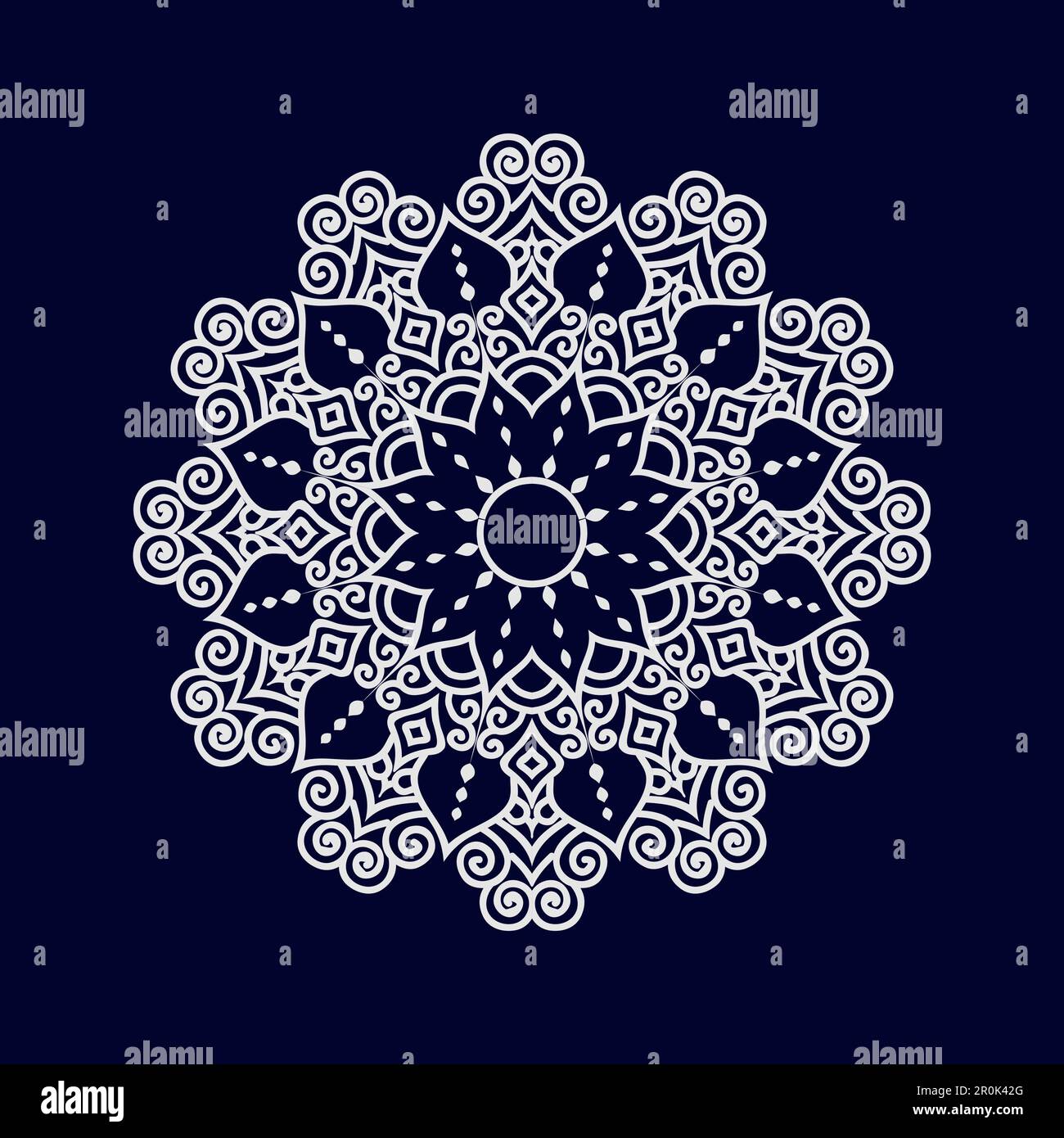 New flower mandala designs vector illustration Stock Vector Image & Art ...