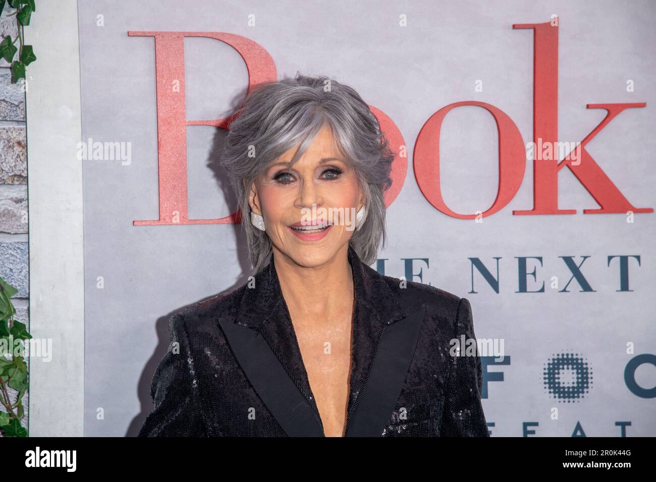 New York, United States. 08th May, 2023. NEW YORK, NEW YORK - MAY 08: Jane Fonda attends the premiere of 'Book Club: The Next Chapter' at AMC Lincoln Square Theater on May 08, 2023 in New York City. Credit: Ron Adar/Alamy Live News Stock Photo