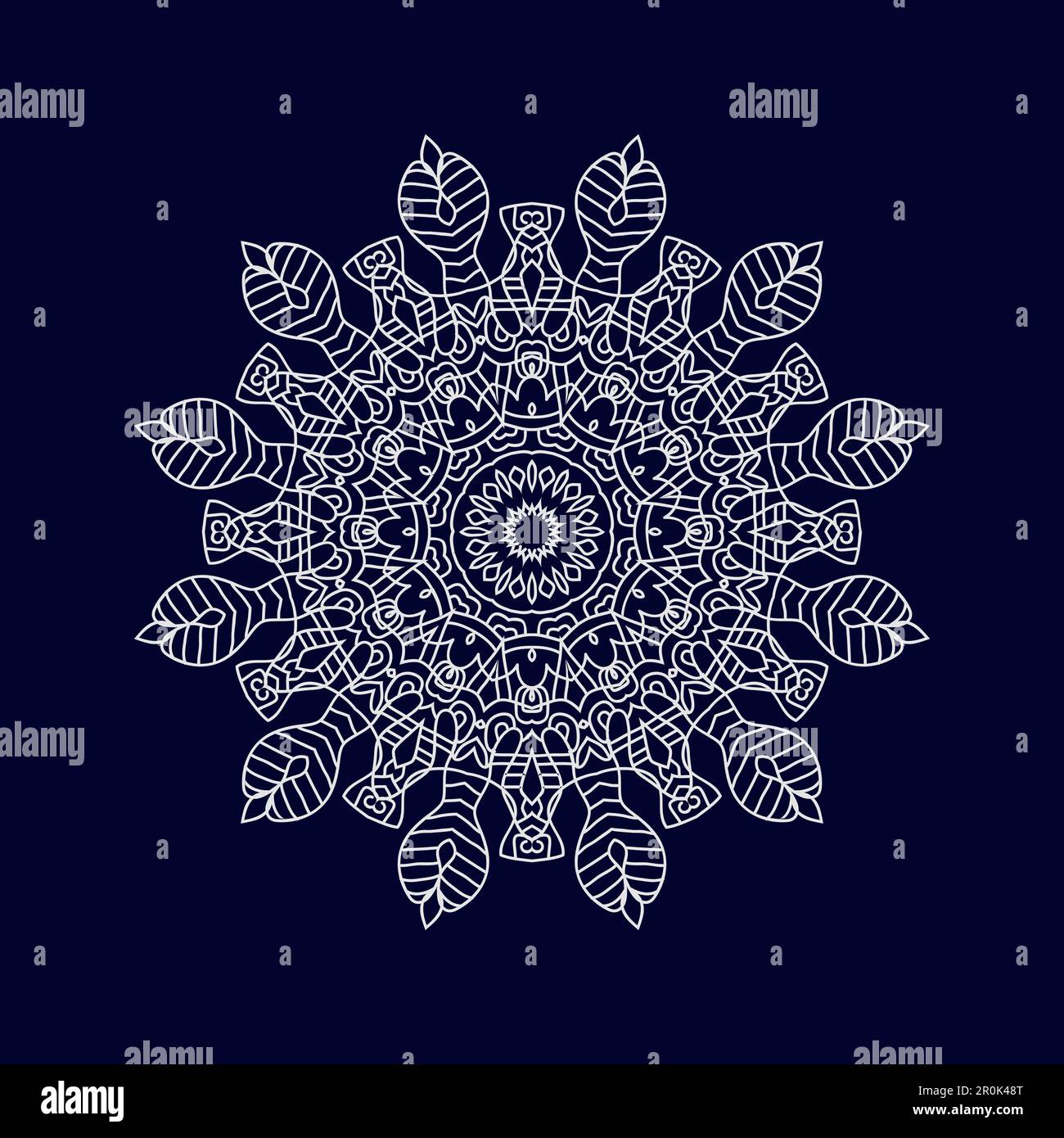 New flower mandala designs vector illustration Stock Vector Image & Art ...