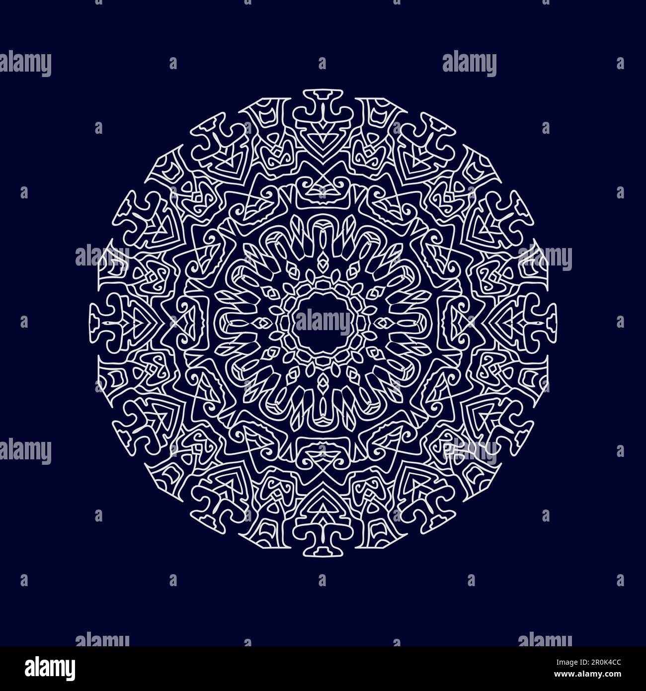 Mandala background design vector illustration Stock Vector Image & Art ...