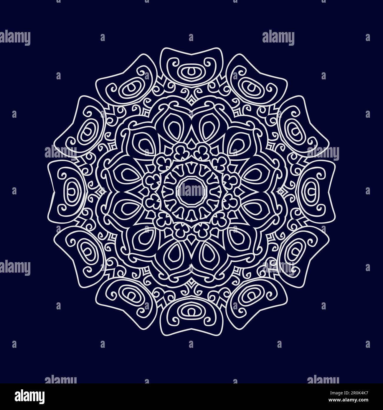 Mandala background design vector illustration Stock Vector Image & Art ...