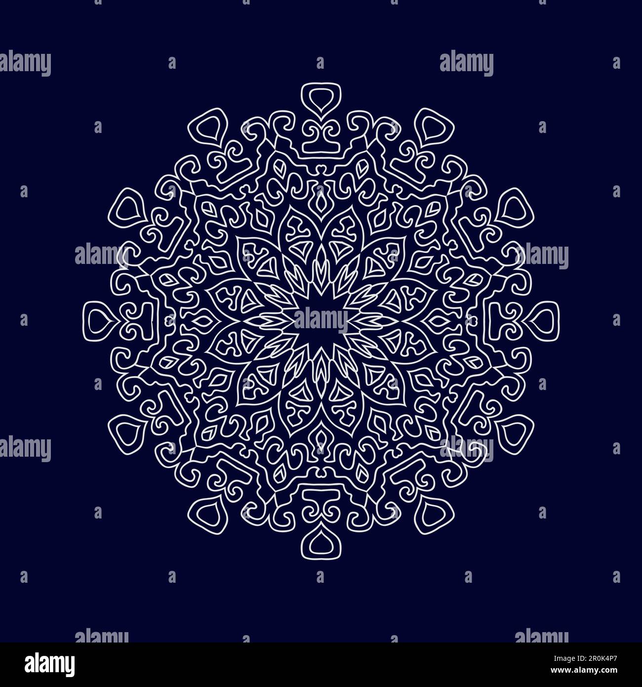 Mandala background design vector illustration Stock Vector Image & Art ...