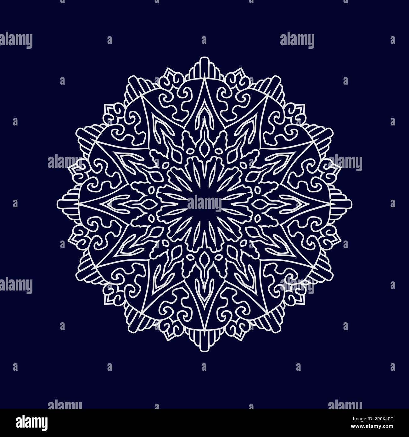 Mandala background design vector illustration Stock Vector Image & Art ...
