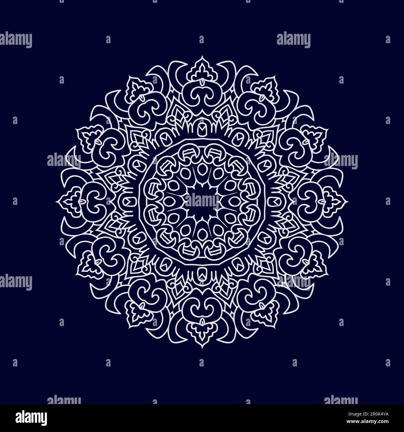 Mandala background design vector illustration Stock Vector Image & Art ...