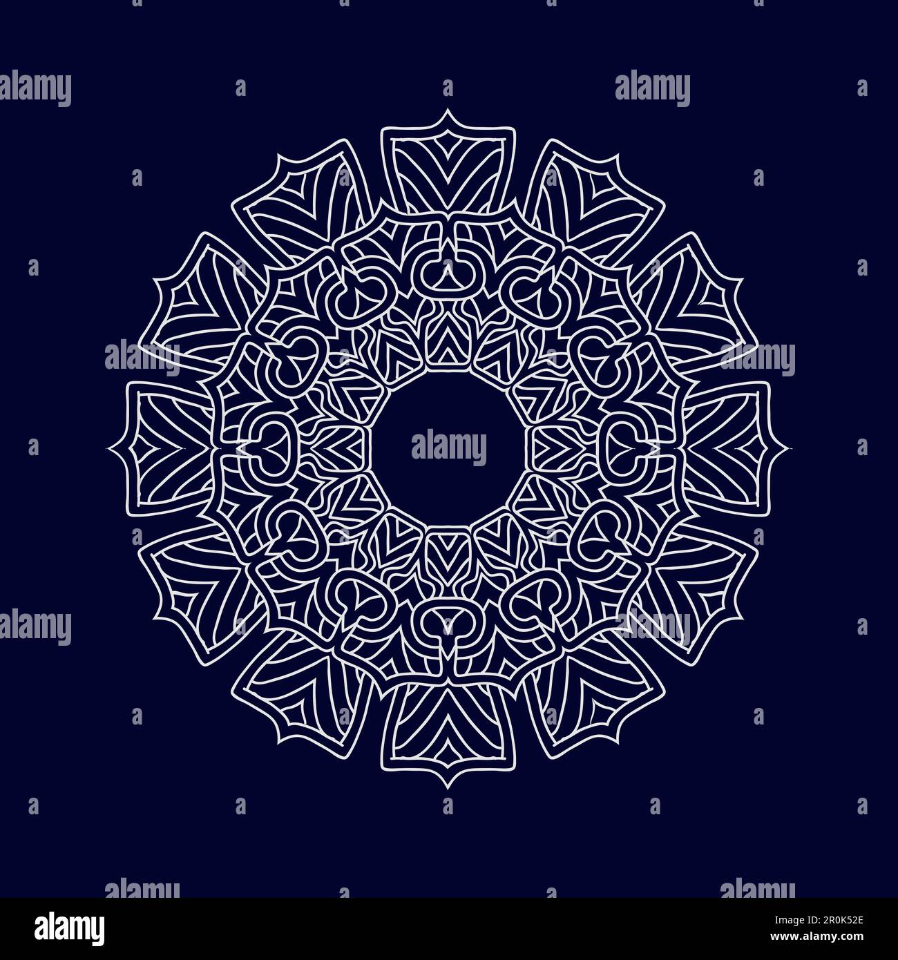 New flower mandala art vector illustration Stock Vector Image & Art - Alamy