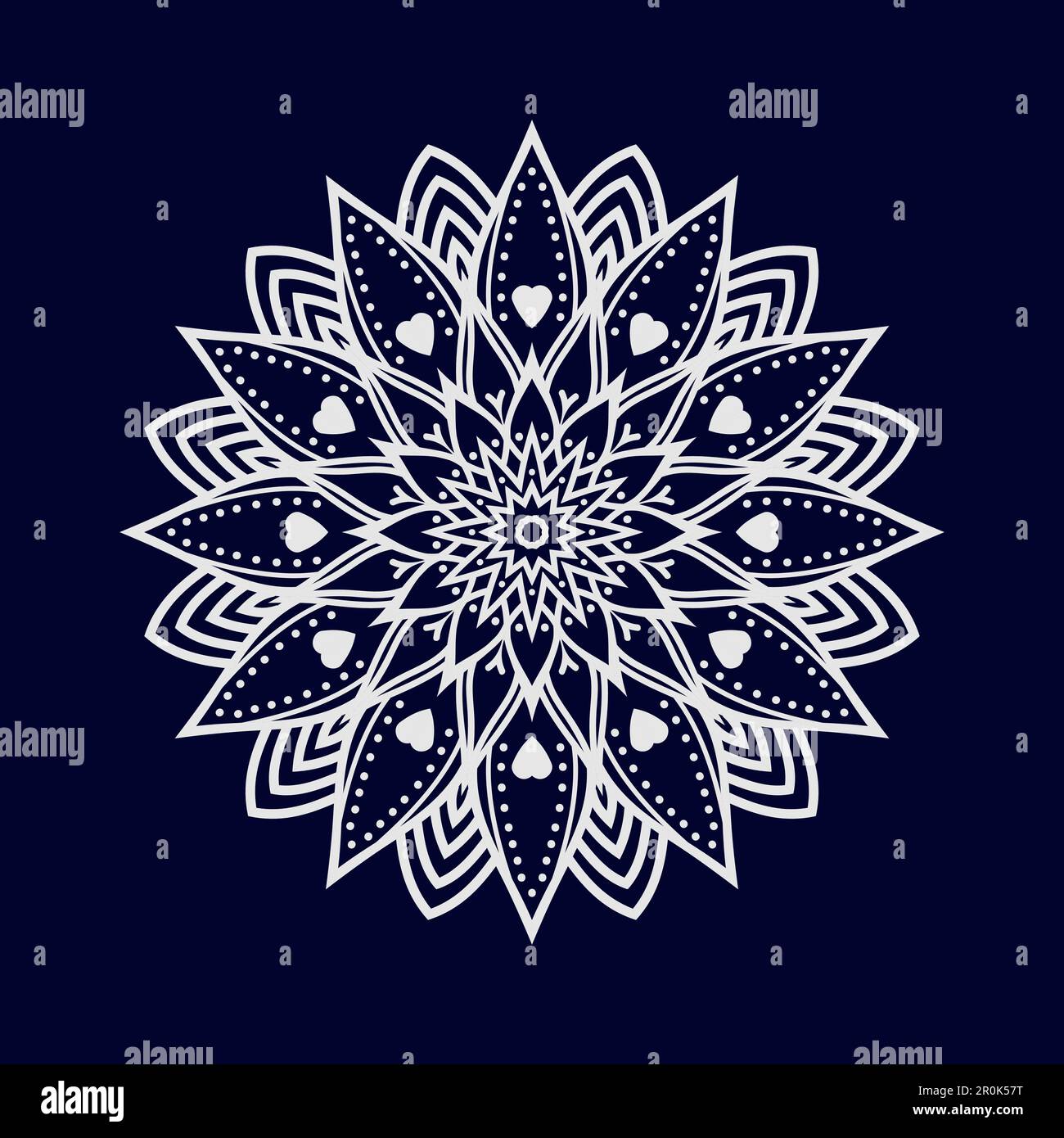 Flower Mandala background design vector illustration Stock Vector Image ...