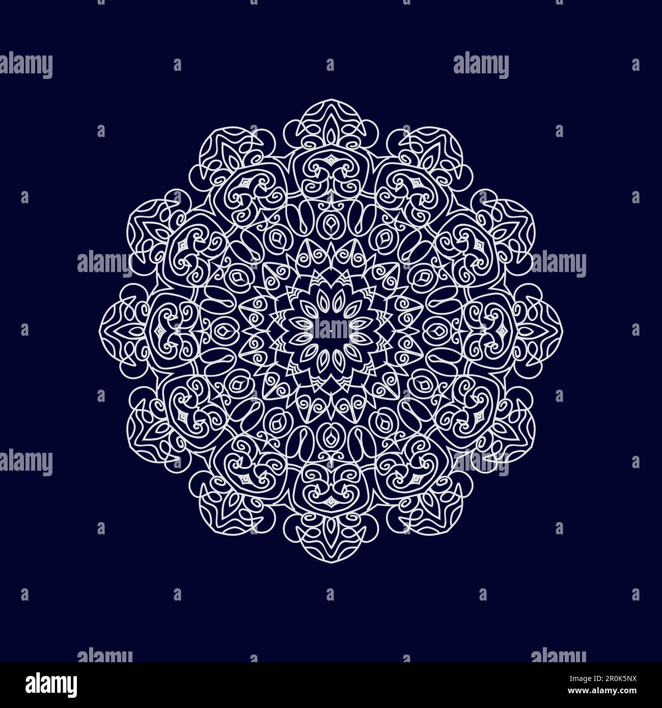 Flower Mandala background design vector illustration Stock Vector Image ...
