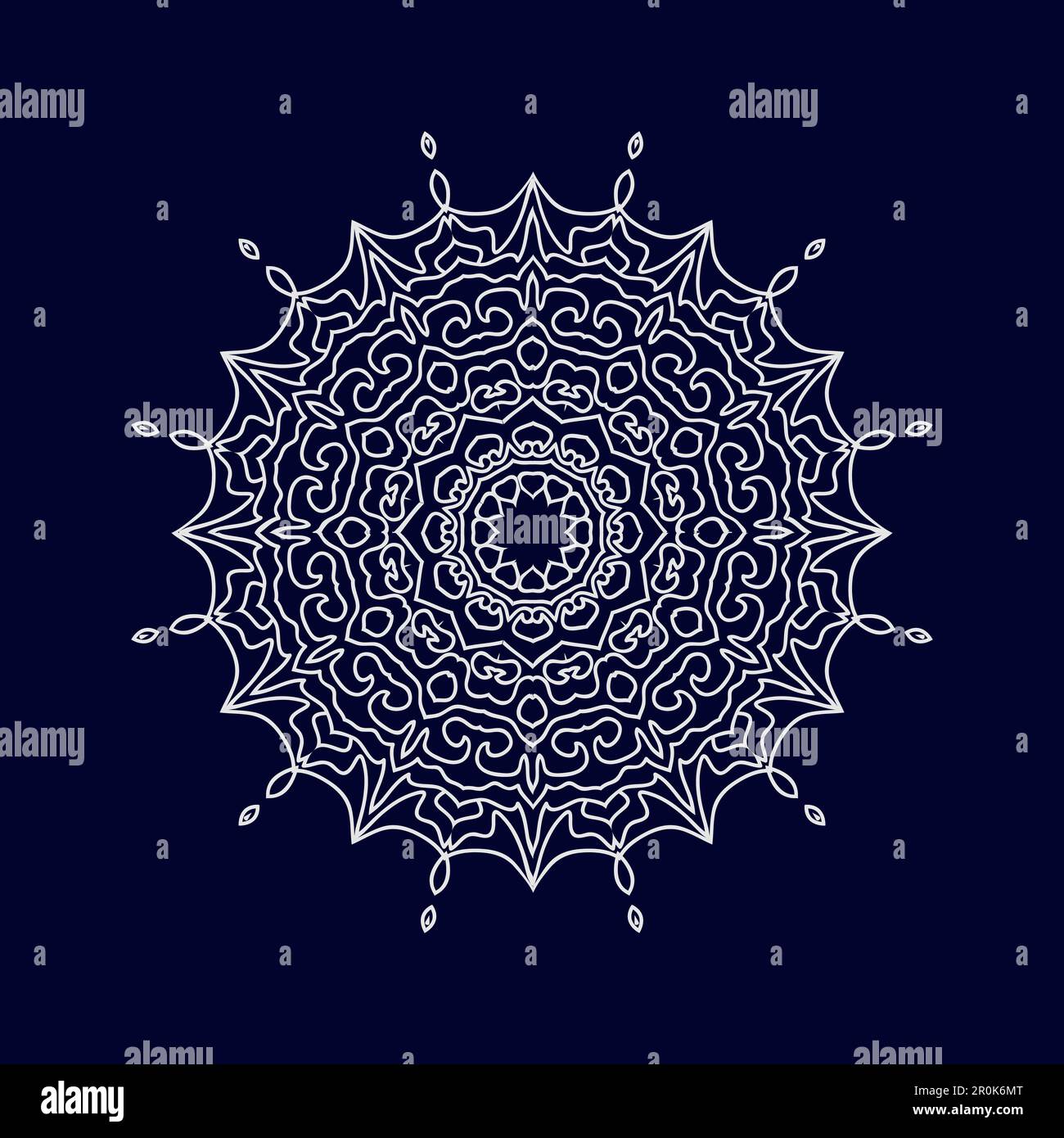 Flower Mandala background design vector illustration Stock Vector Image ...