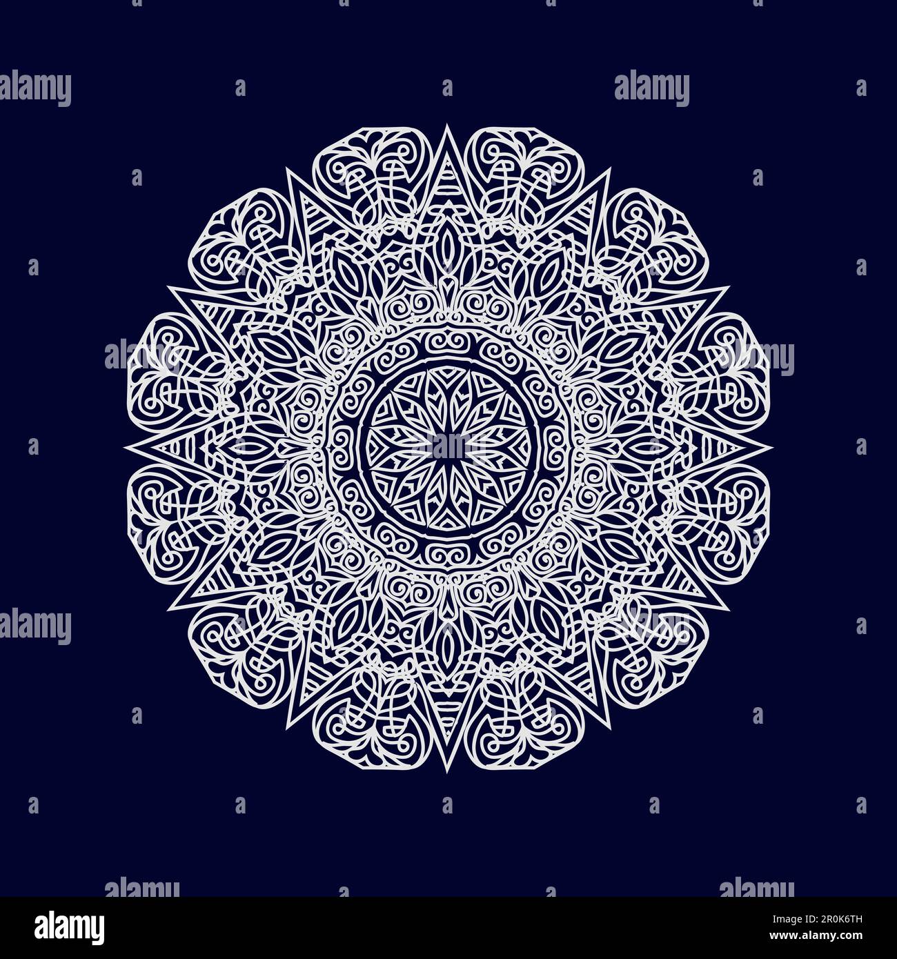 Mandala background design vector illustration Stock Vector Image & Art ...