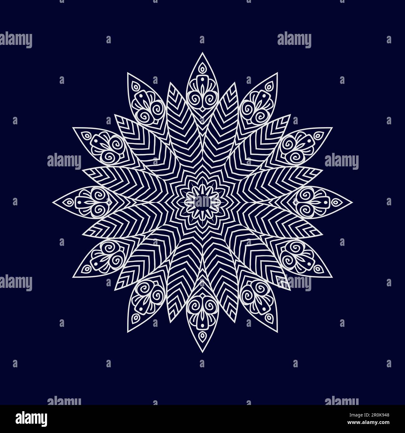 New mandala designs vector illustration Stock Vector Image & Art - Alamy