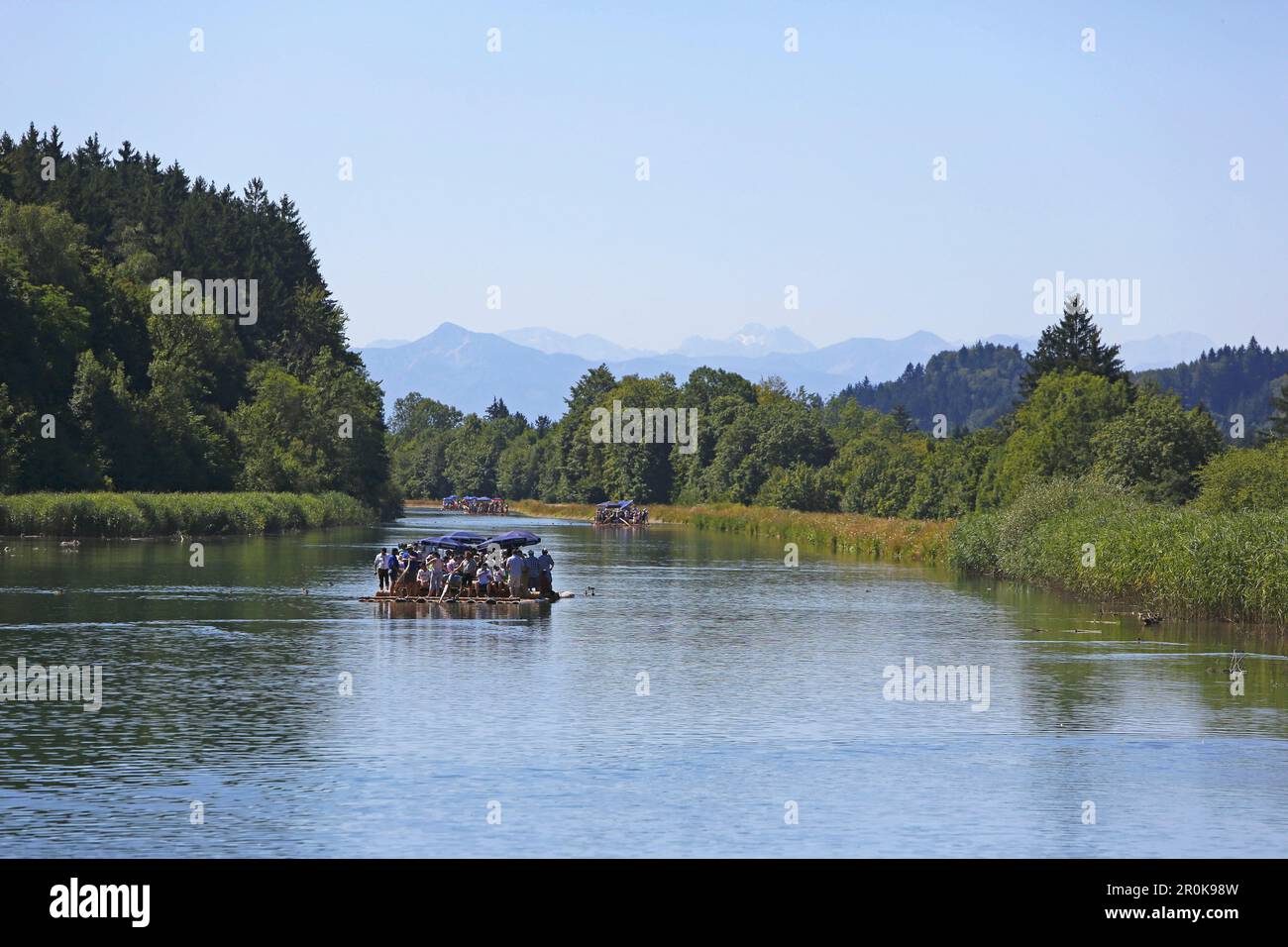 Raft on river isar water hi-res stock photography and images - Alamy