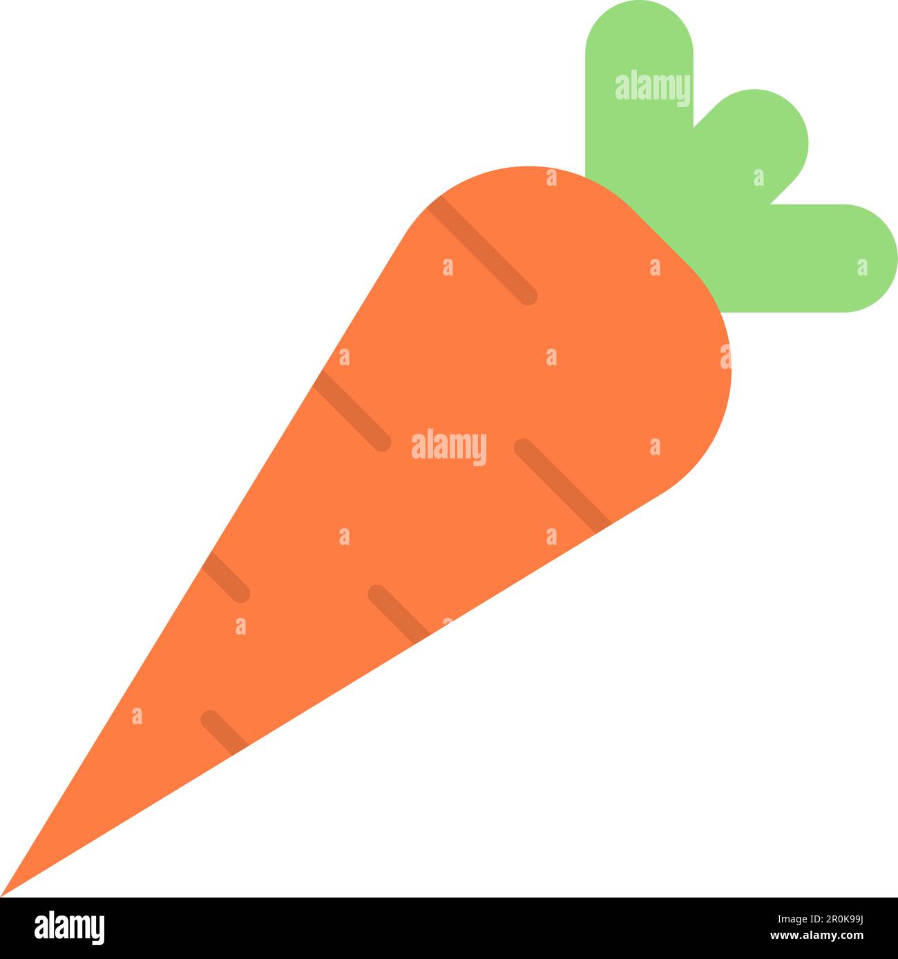 Carrot icon vector image. Suitable for mobile application web application and print media. Stock Vector