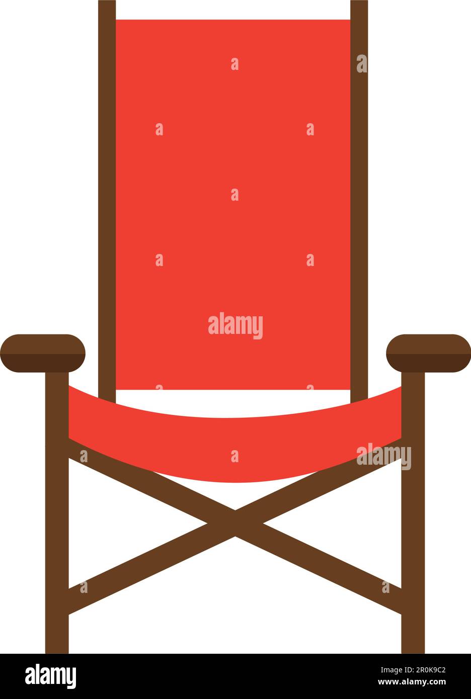 Camping Chair icon vector image. Suitable for mobile application web application and print media. Stock Vector