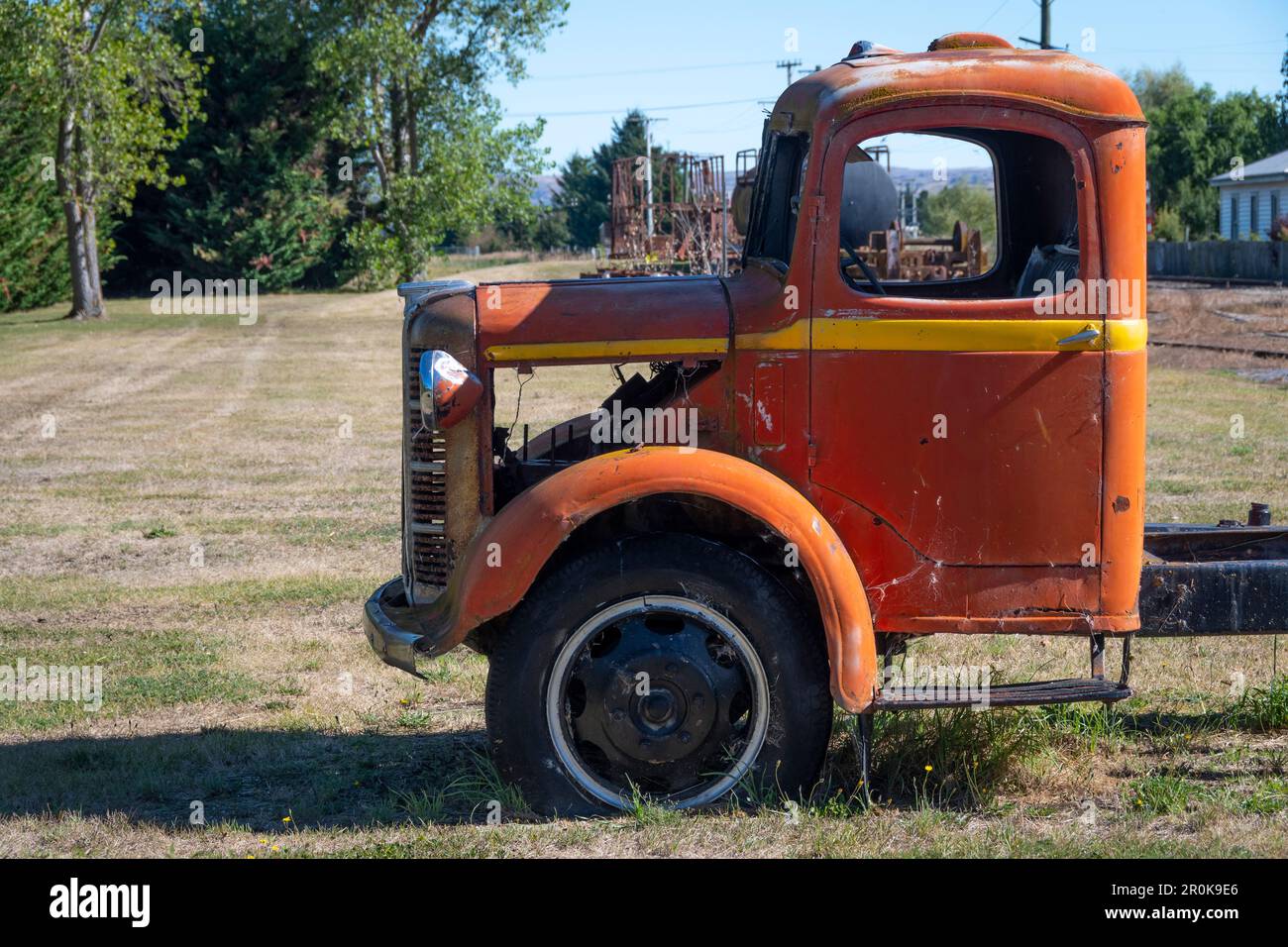 Old Bedford truck, c1950, Middlemarch, Maniototo, Otago, South Island ...