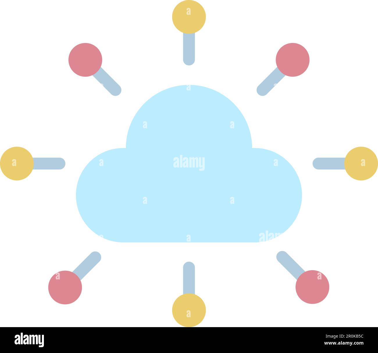 Distributed computing image Stock Vector Images - Alamy