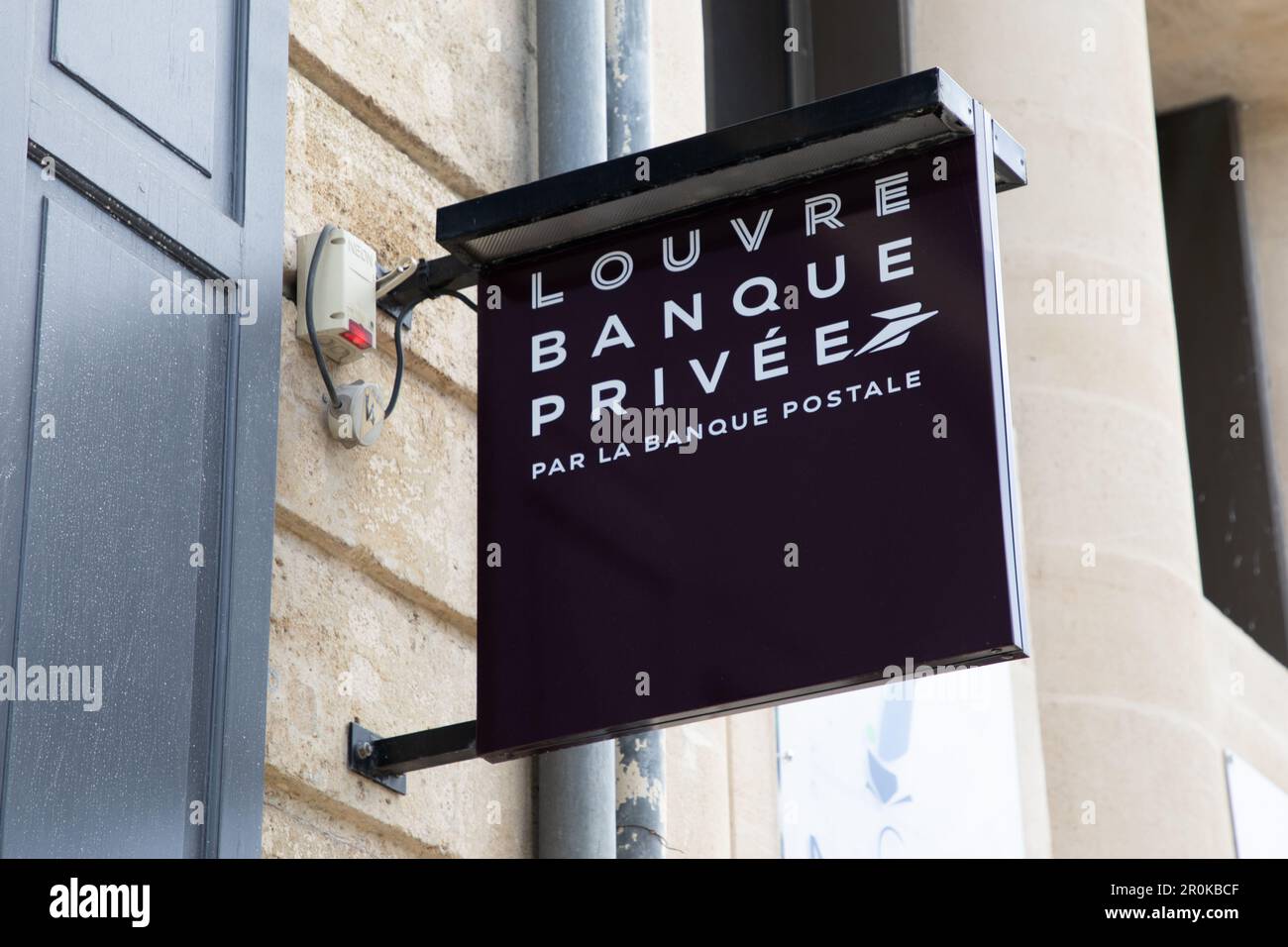 lyon , Aura France 05 01 2023 Louvre banque privee by la Banque Postale logo sign and brand