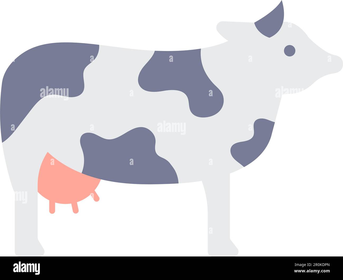 Cow icon vector image. Suitable for mobile application web application ...