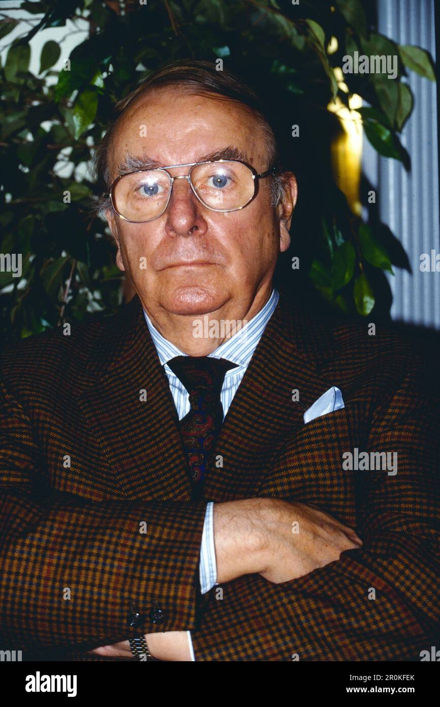 Klaus Schwarzkopf, deutscher Schauspieler, Portrait, Deutschland, 1991 ...