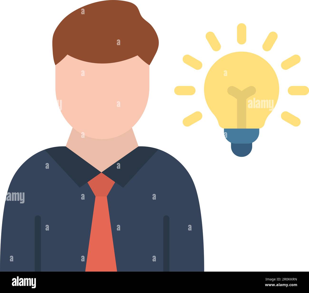 Entrepreneur icon vector image. Suitable for mobile application web application and print media. Stock Vector