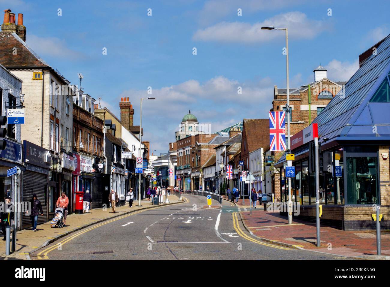 Watford High Street, Herts, England, UK Stock Photo Alamy