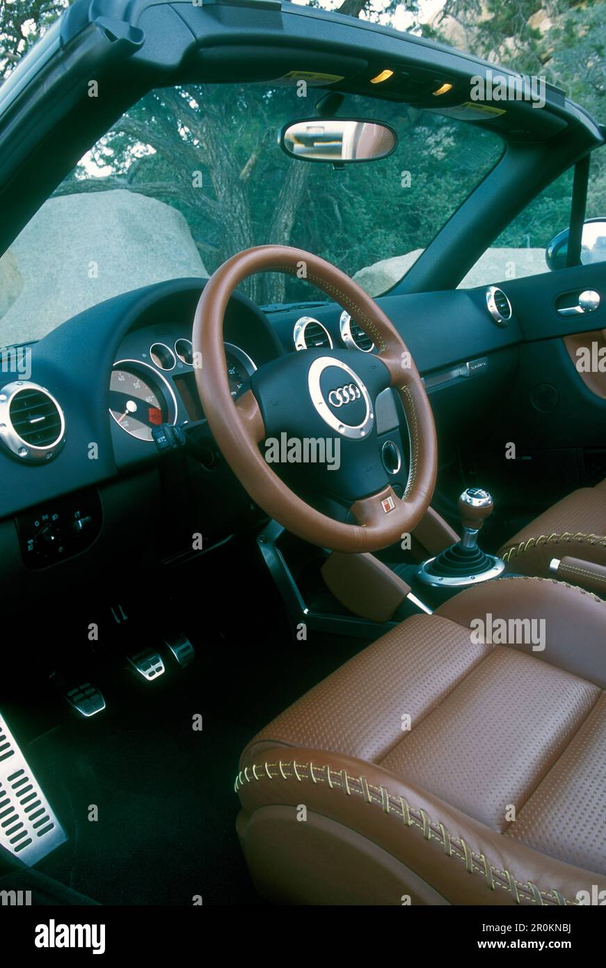 1999 Audi TT 1.8T cabriolet interior Southern California USA Stock Photo