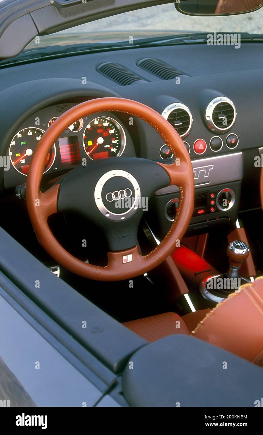 1999 Audi TT 1.8T cabriolet interior Southern California USA Stock Photo