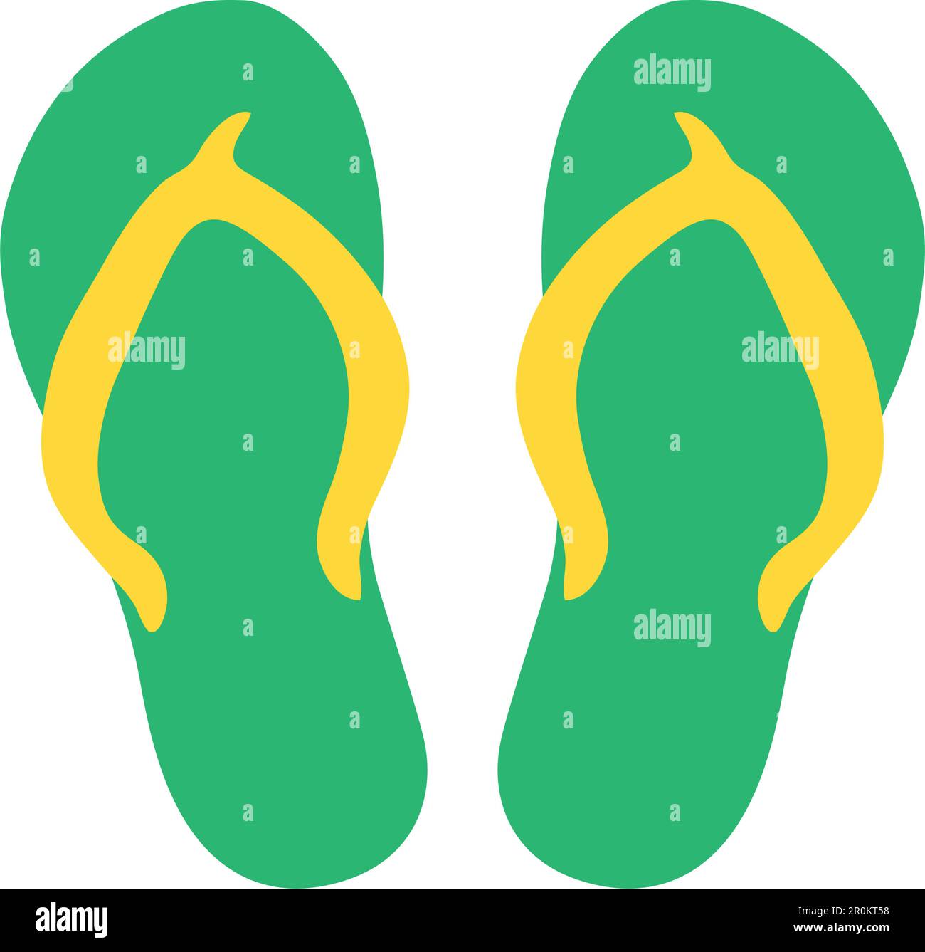 Flip Flops icon vector image. Suitable for mobile application web application and print media. Stock Vector
