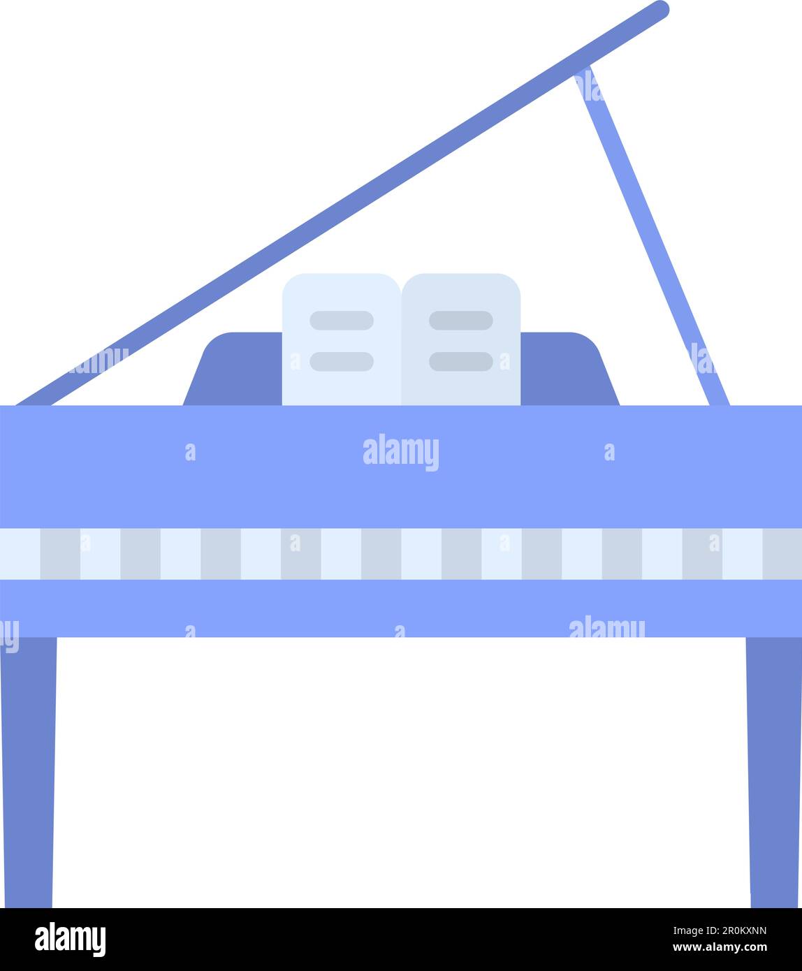 Grand Piano icon vector image. Suitable for mobile application web application and print media. Stock Vector