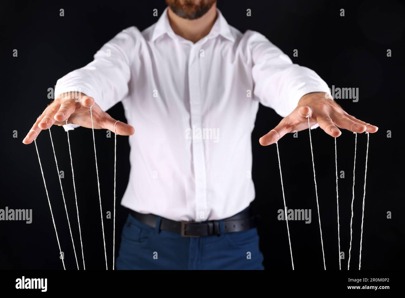 Puppet master man social hi-res stock photography and images - Alamy