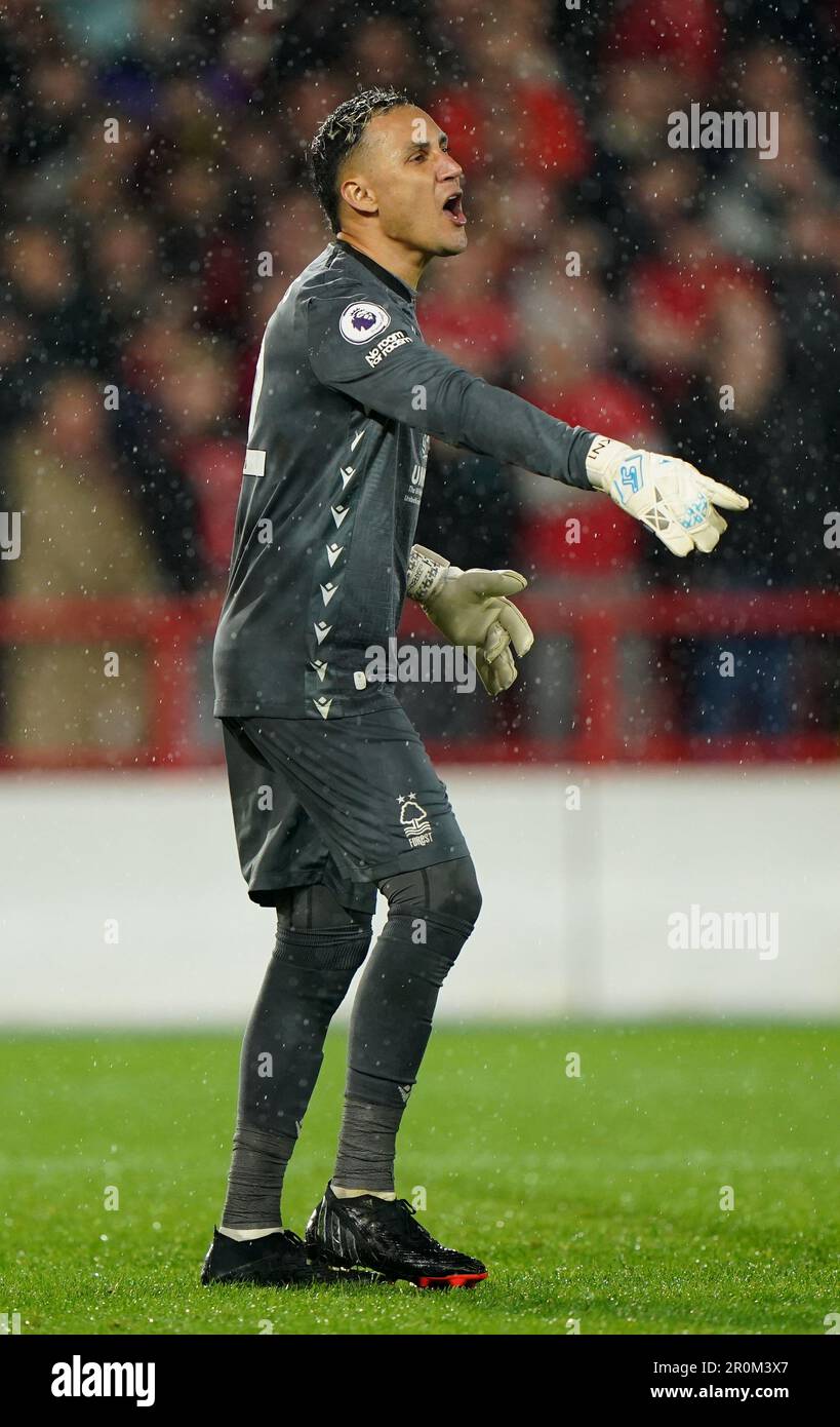 Goakeeper Navas Nottingham Forest goalkeeper Keylor Navas during the Premier League ...