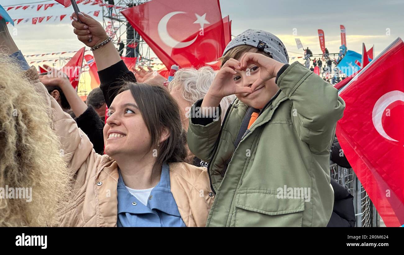 The election campaign of Kemal Kilicdaroglu, leader of the Turkish opposition, in Istanbul's