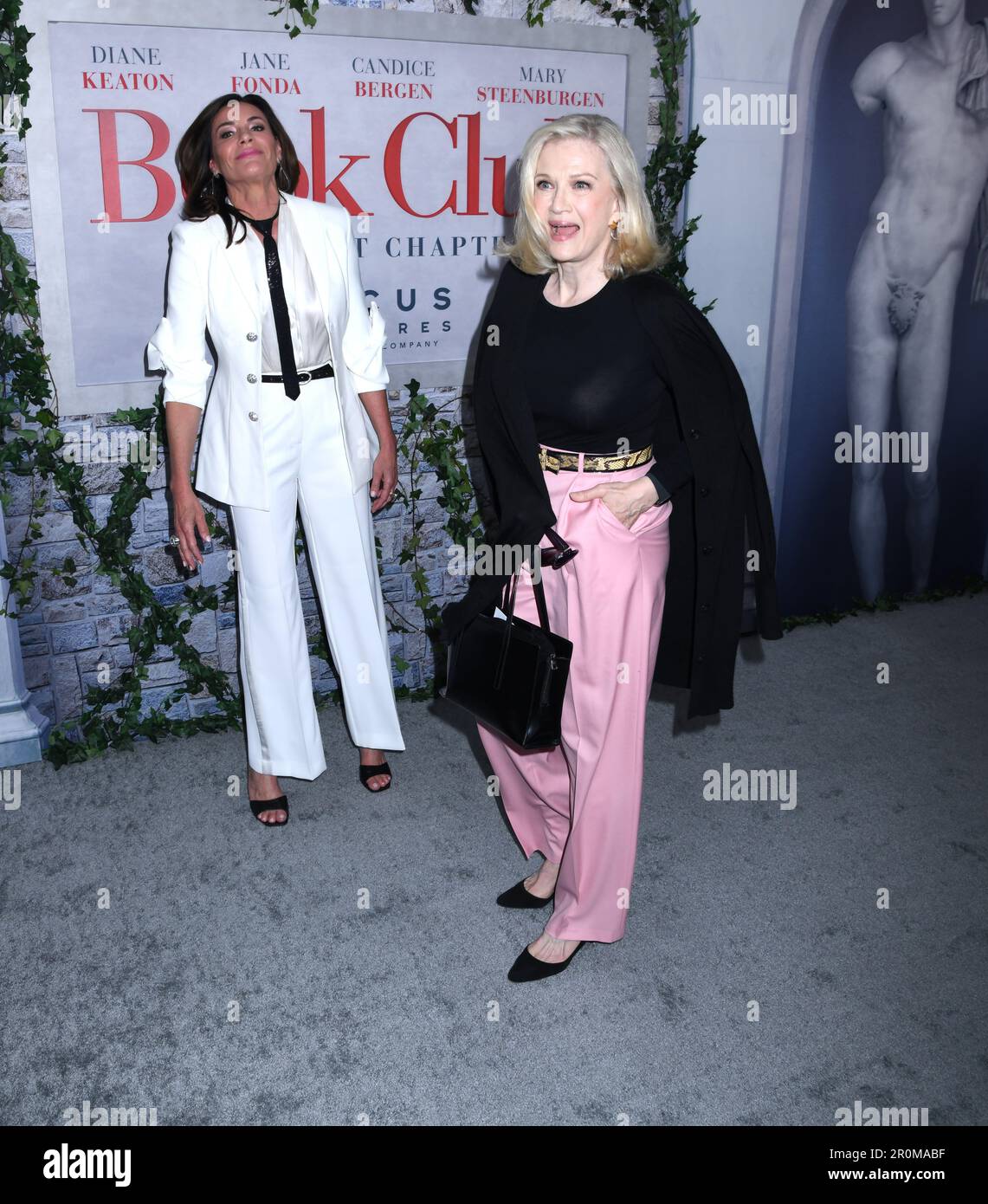 May 8, 2023, New York, New York, USA: LuAnn de Lesseps and Diane Sawyer attend the New York Premiere of 'Book Club: The Next Chapter' at AMC Lincoln Square 13 in New York. (Credit Image: © Photo Image Press via ZUMA Press Wire) EDITORIAL USAGE ONLY! Not for Commercial USAGE! Stock Photo