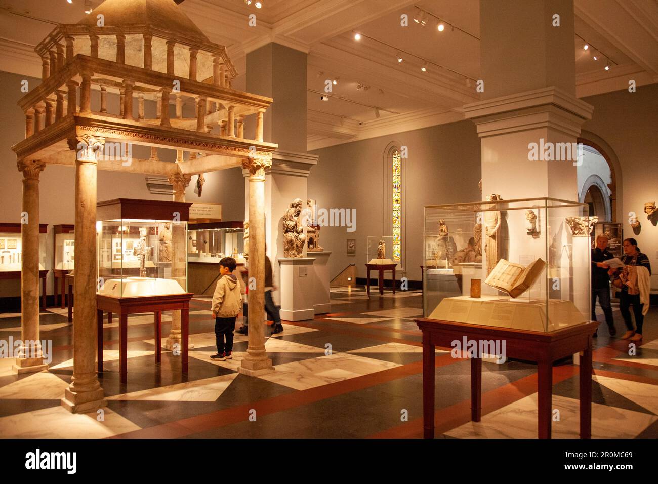 Medieval Art  of Metropolitan Museum of Art in New York City, USA Stock Photo
