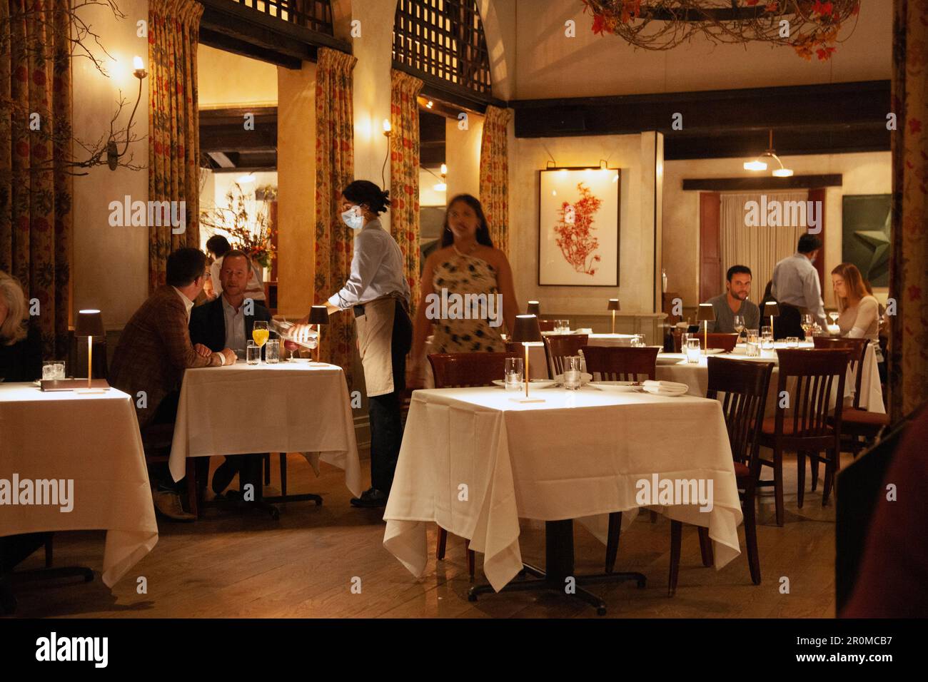 Diners at Gramercy Tavern in NewYork, USA Stock Photo