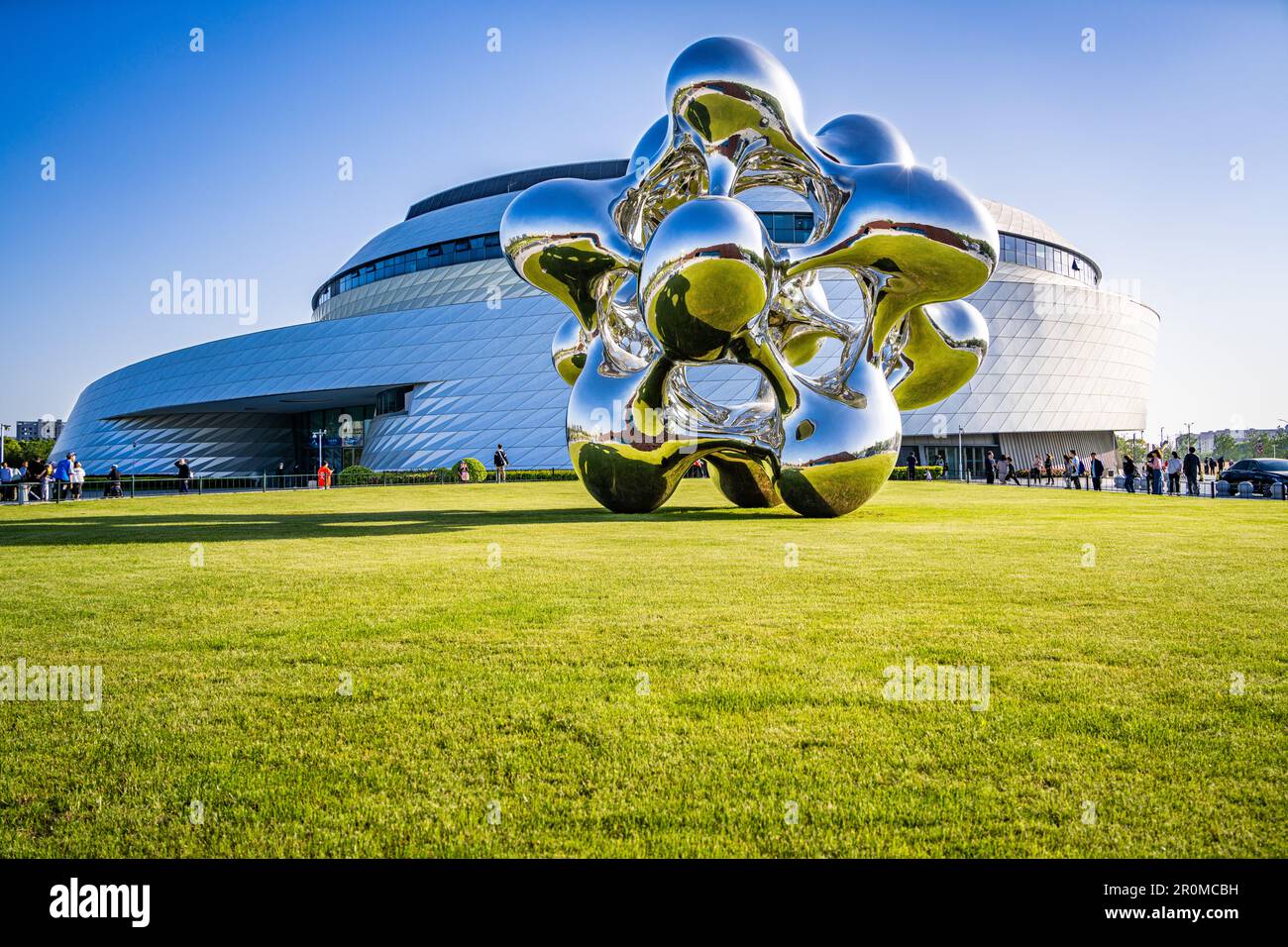 The Shanghai Astronomy Museum in Lingang, Pudong New Area, Shanghai, China. Stock Photo
