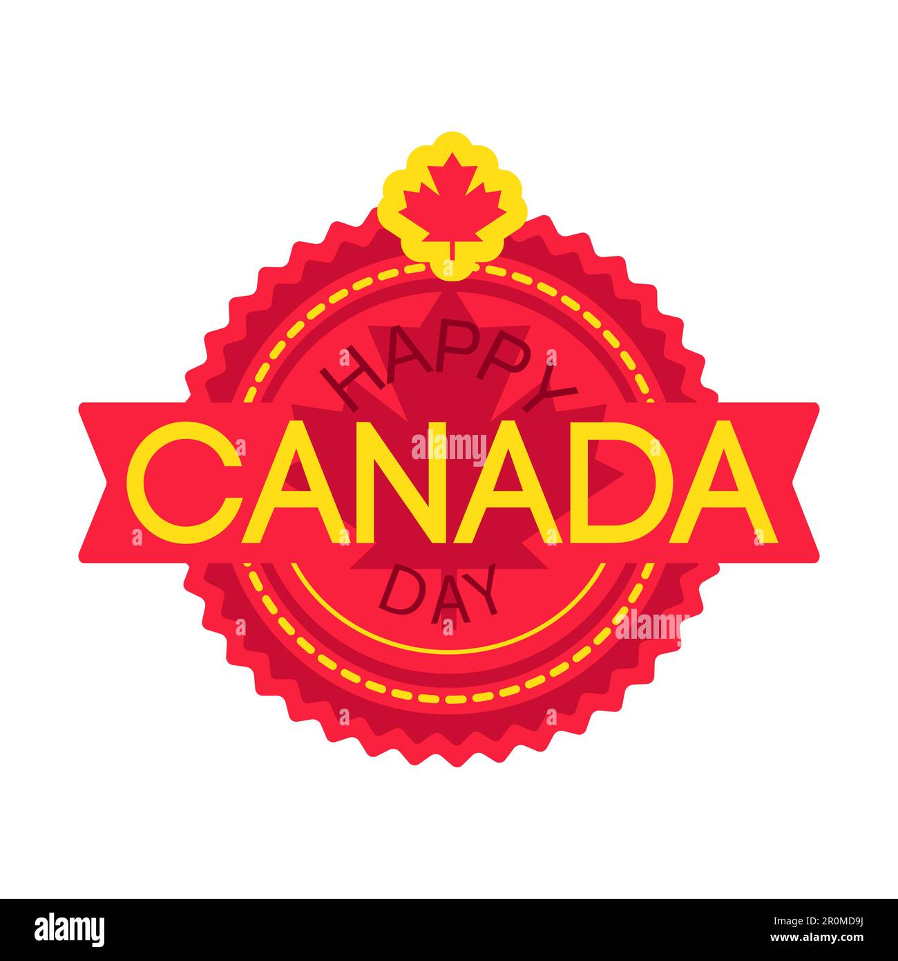 Happy Canada Day Celebration Banner. 1st July Holiday. Vector Stock ...
