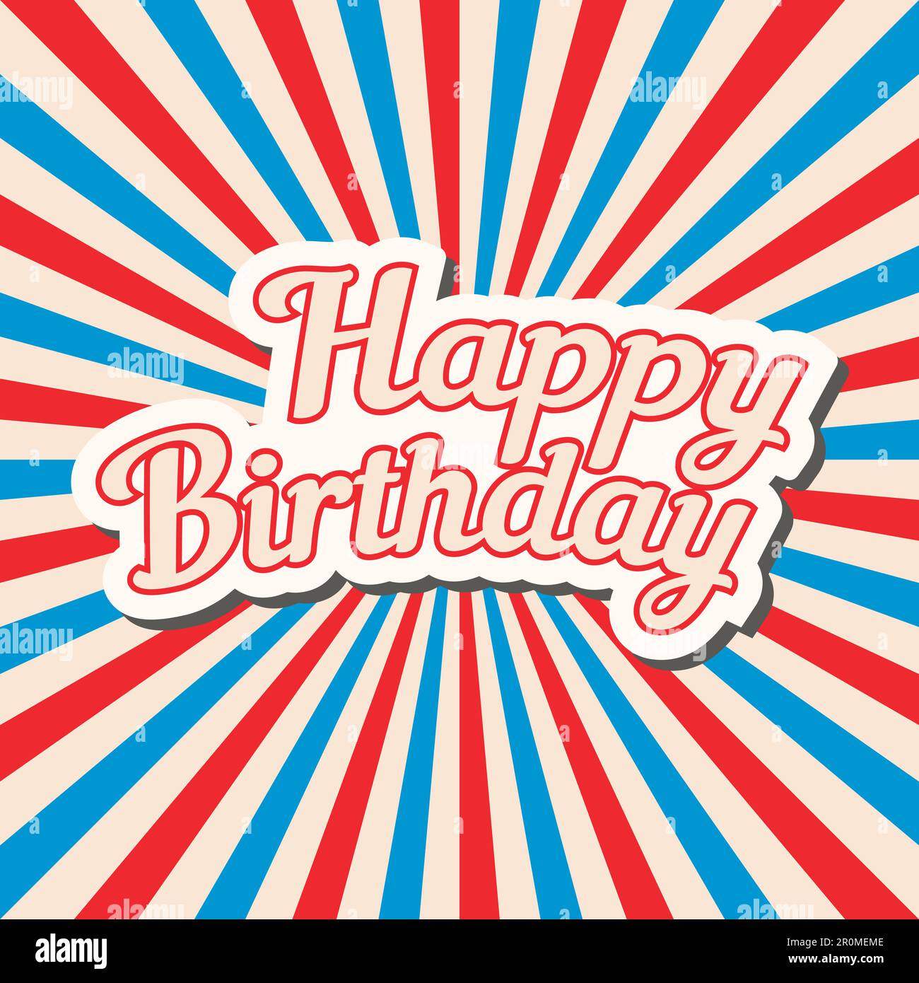 Vintage birthday card hi-res stock photography and images - Alamy