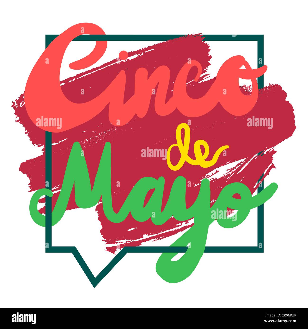 Cinco De Mayo Festival Banner In Bubble. Vector Stock Vector Image