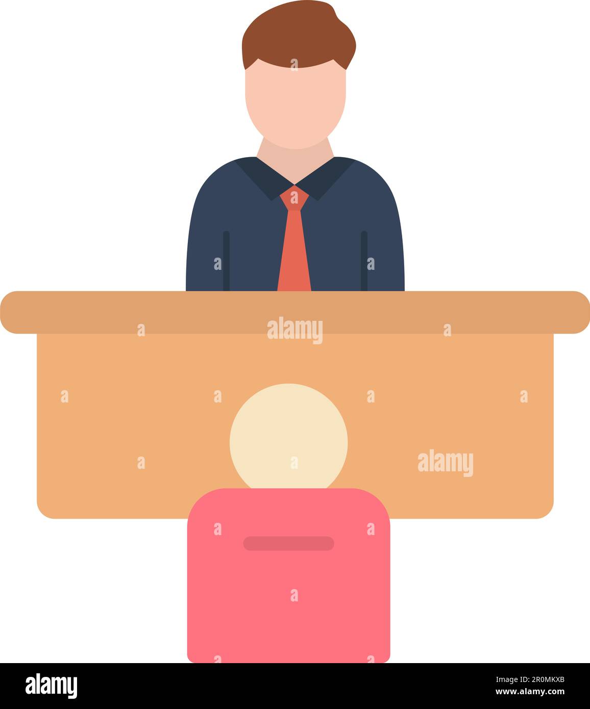 Interview icon vector image. Suitable for mobile application web application and print media. Stock Vector