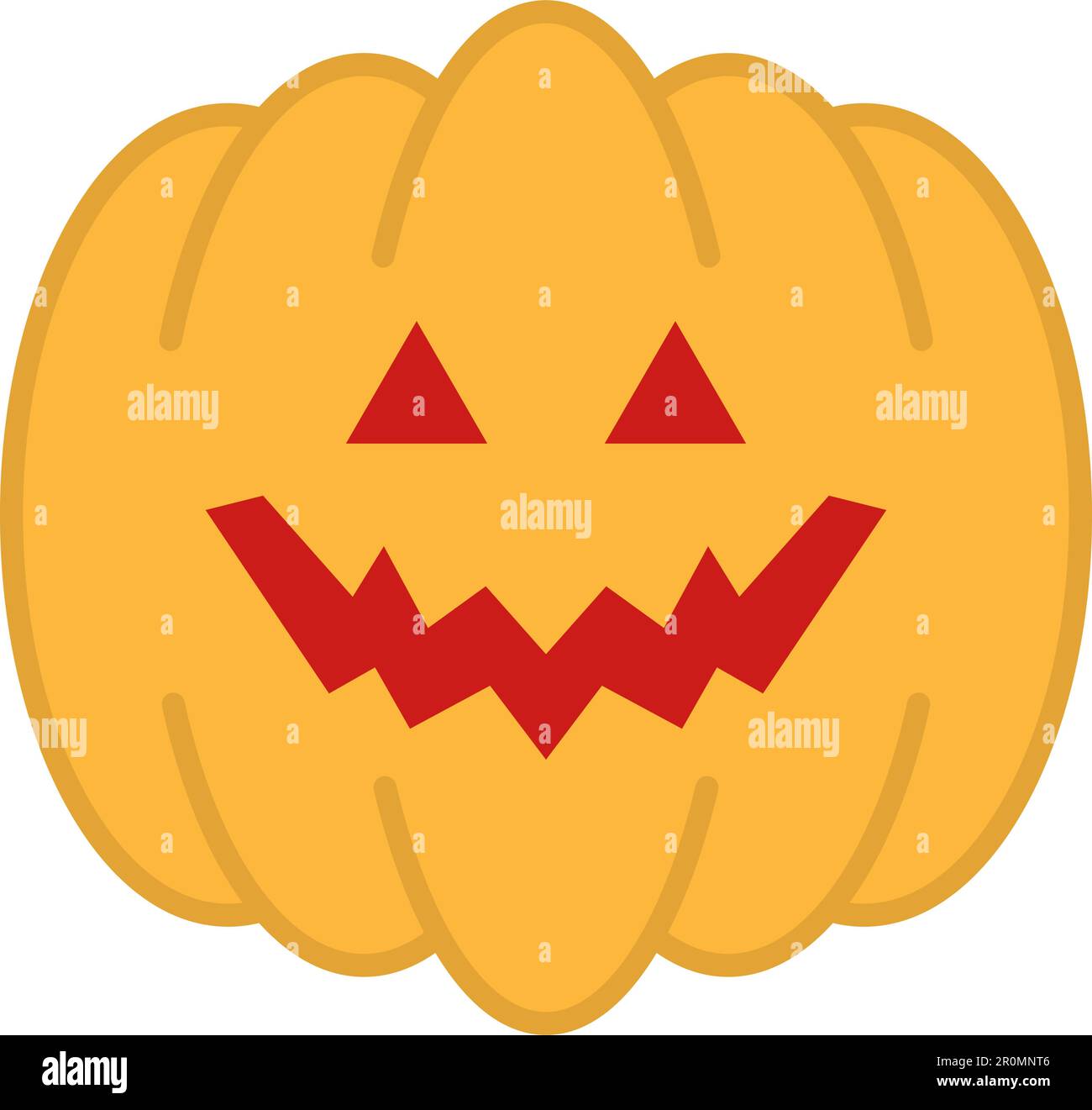 Jack-O-Lantern icon vector image. Suitable for mobile application web application and print media. Stock Vector