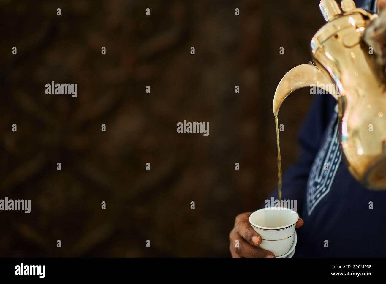 Tradional Arabian coffee in Kuwait Stock Photo Alamy