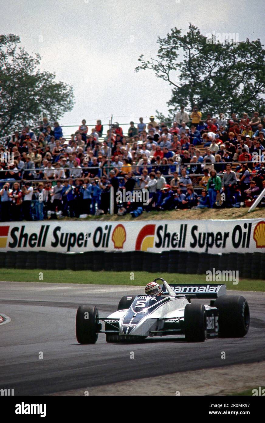 Nelson Piquet - Brabham bt49 FORD - 1980 British GP - Brands Hatch, England  Stock Photo - Alamy