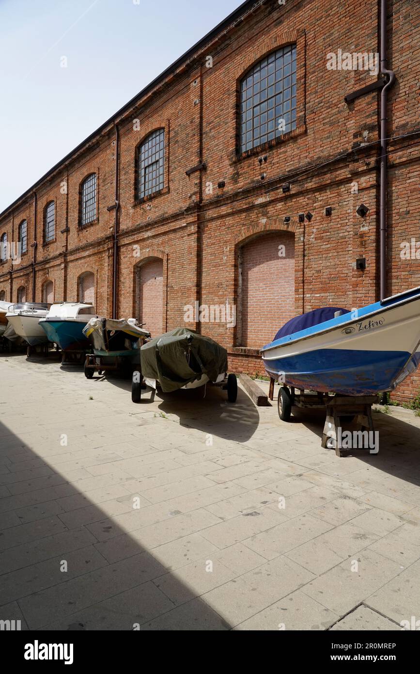 Nautical Shipyard, Consorzio Cantieristica Minore Veneziana, Giudecca, Venice, Veneto, Italy, Europe Stock Photo