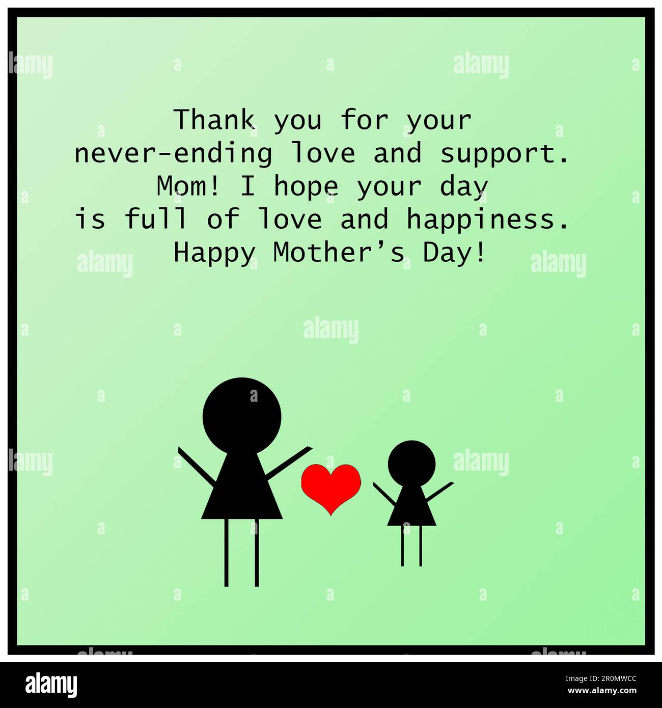 Mother's day 2023 wishes and messages to make you mother's day wonderful Stock Photo