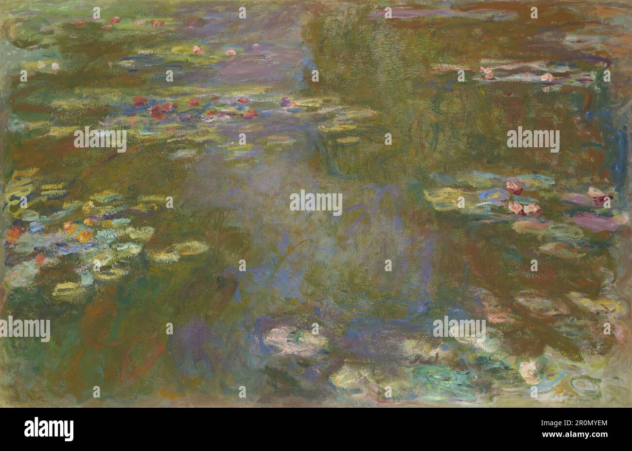 Water Lily Pond Date: 1917/19 Artist: Claude Monet French, 1840-1926 Stock Photo