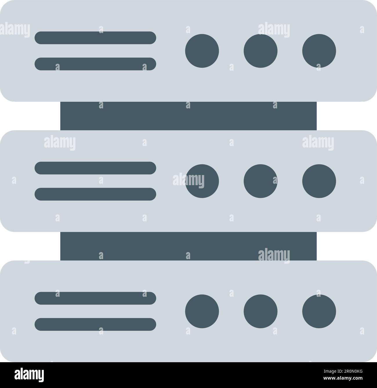Multiple Servers icon vector image. Suitable for mobile application web ...
