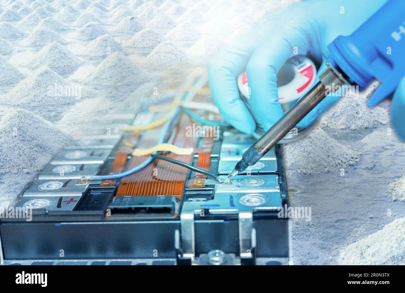 Rechargeable sodiumion battery and salt farm for lithiumion