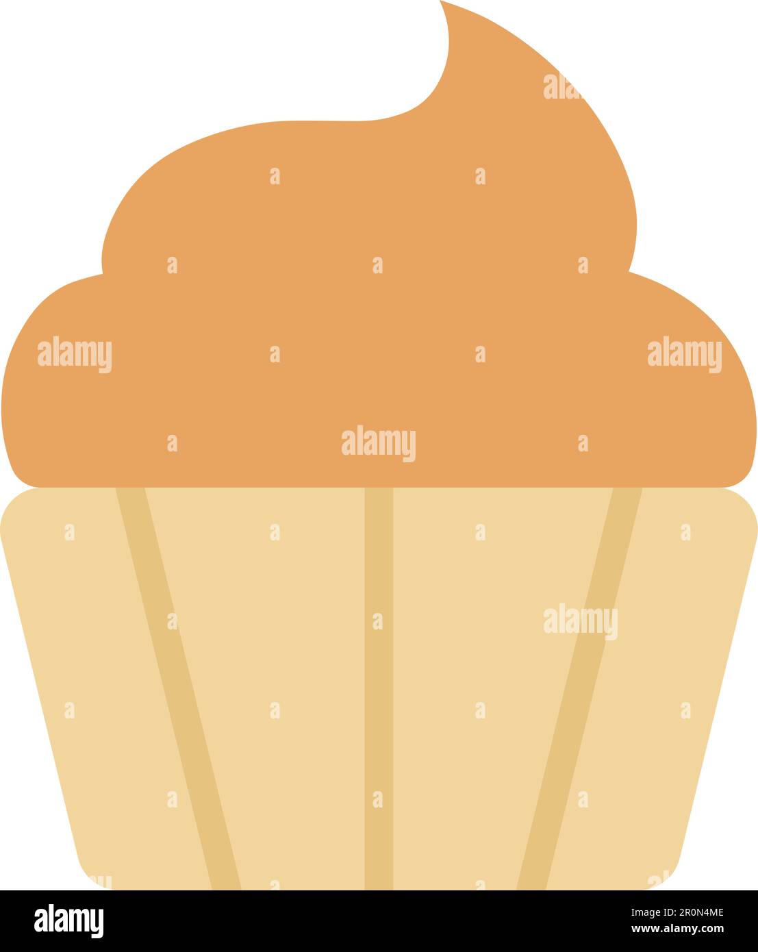 Muffin icon vector image. Suitable for mobile application web application and print media. Stock Vector