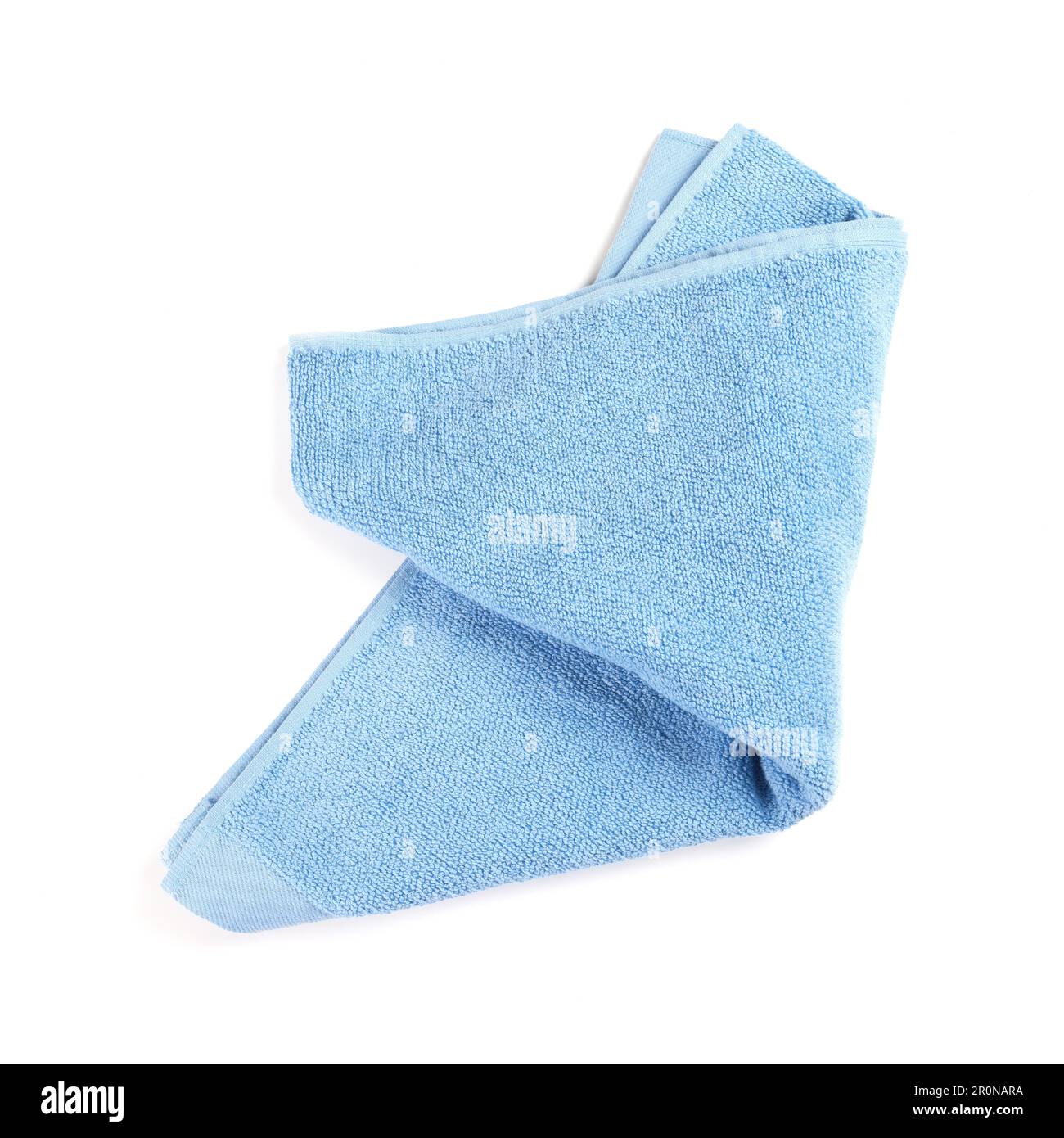 Auraluz Terry Cloth Towel, White with blue train main image 1